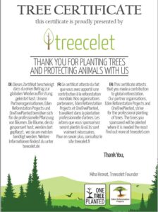 Treecelet certificat